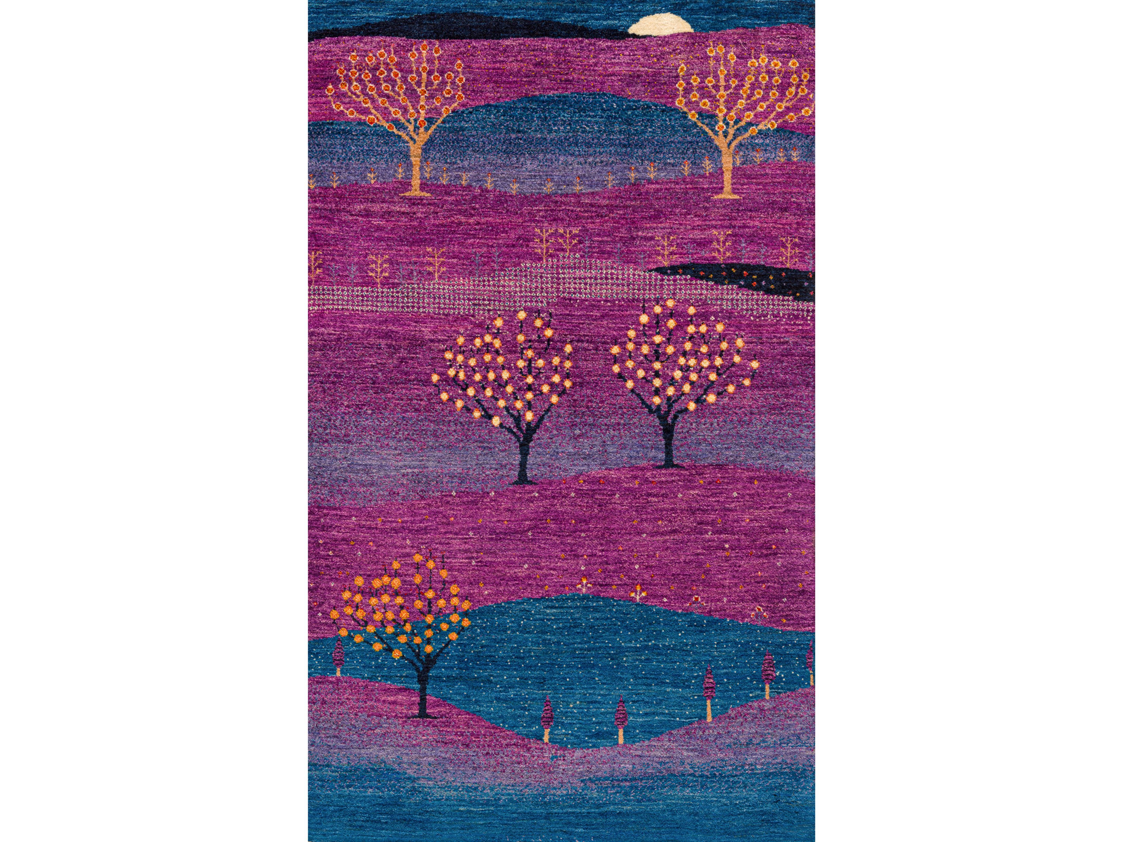 Прямоугольный шерстяной ковер Zollanvari Gabbehs Landscapes ARCH-00048765