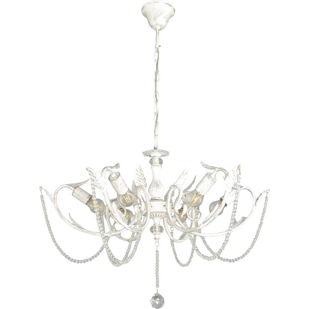 Люстра подвесная Brook 659/6S, 6 ламп, 18 м², цвет белый Escada STLM-2043531 - Вид №1