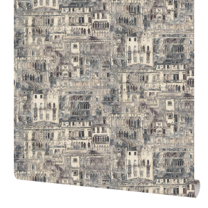 85852736 Обои флизелиновые Palazzo черные 1.06 м MS9144-20 Palazzo ducale STLM-0065665 MONTE SOLARO