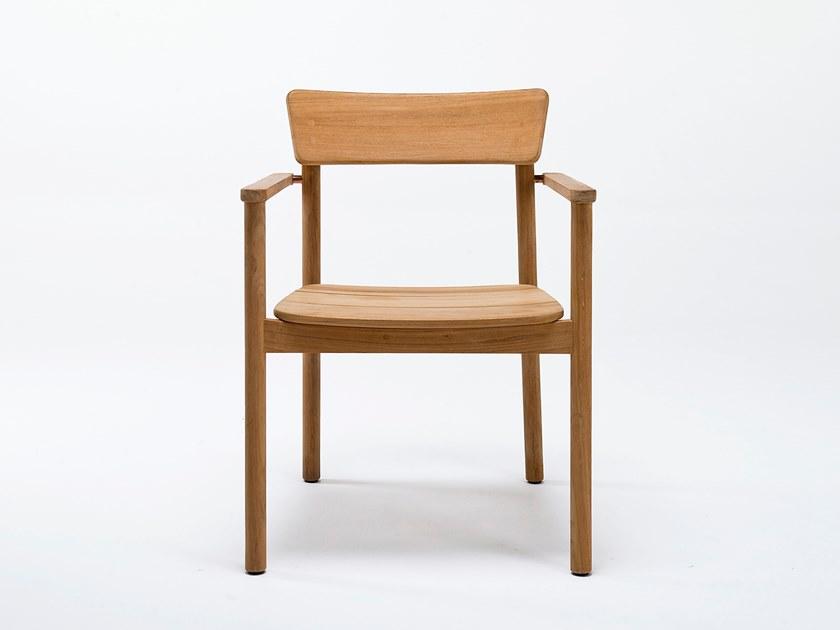 Unopiù Садовое кресло из тика с подлокотниками Pevero Pevsete - Вид №1