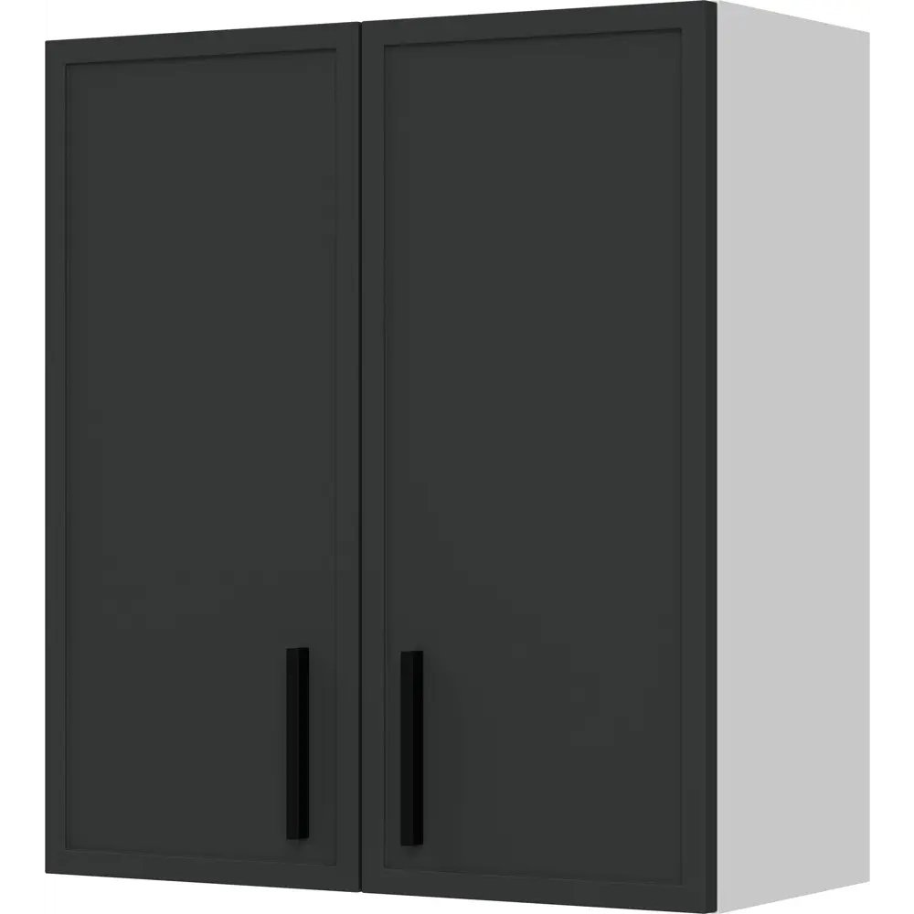 Кухонный шкаф навесной Неро Delinia 60x67.6x29 см МДФ цвет графит STLM-2164474 - Вид №1