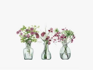 Набор из дутого и переработанного стекла-H11cm