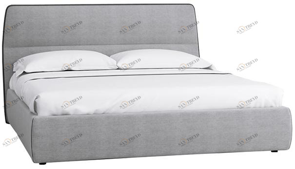 30662 Кровать с ортопедическим основанием и ящиком Сканди 1.8 Грей R-HOME 40172027h_Грей