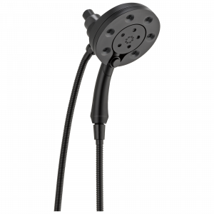 58472-BL H2Okinetic® In2ition® Душ два в одном с 4 настройками Delta Faucet Universal Showering Матовый черный