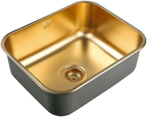 Мойка кухонная ZorG Inox SZR 5343 BRONZE из нержавеющей стали, бронза