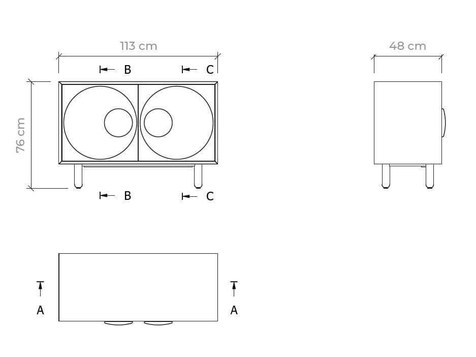 Шкаф из МДФ с распашными дверями Morica Design Enjoy ARCH-00092423 - Вид №15