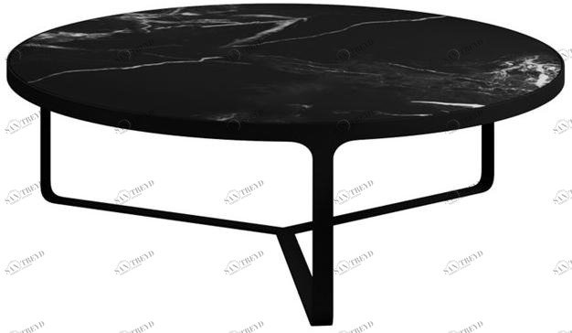 Tacchini Низкий круглый мраморный журнальный столик sun-id-1411702