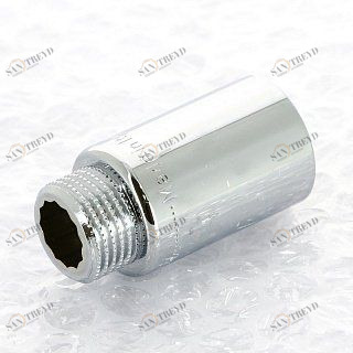 Удлинитель НР-ВР хромированный 25х1/2"  TIEMME 1500170