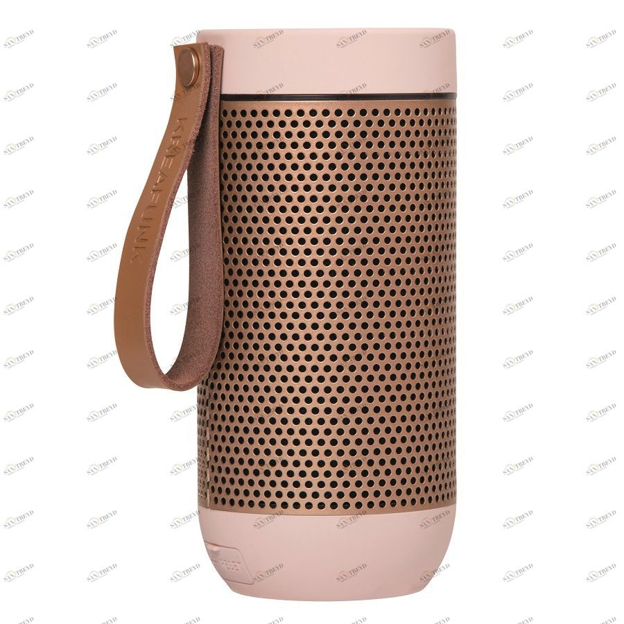 Колонка беспроводная с ремешком aFUNK, светло-розовая с бронзой KREAFUNK KFCD03