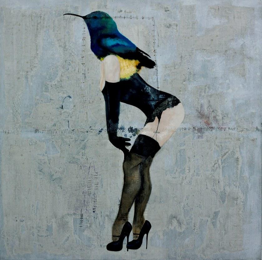 ICI ET LÀ Картина маслом на холсте K. fabrizzi Kf05b - Вид №1