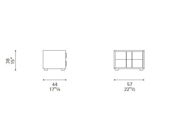 Тумбочка Poltrona Frau коллекция-мебель и аксессуары ARCH-00143281 - Вид №5