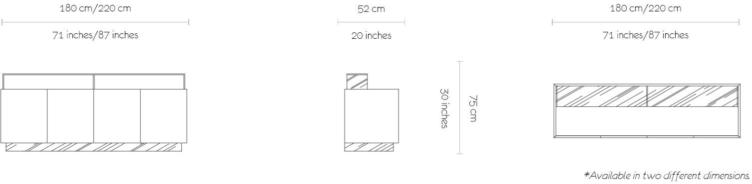 Комод из дуба с распашными дверцами Cofre Cofre bu Santreyd - Вид №3