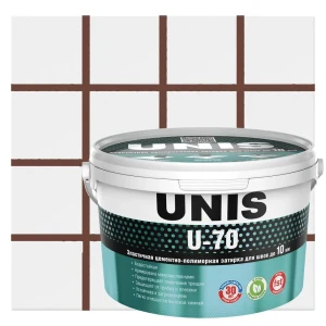 Затирка цементно-полимерная U-70 цвет шоколад 2 кг