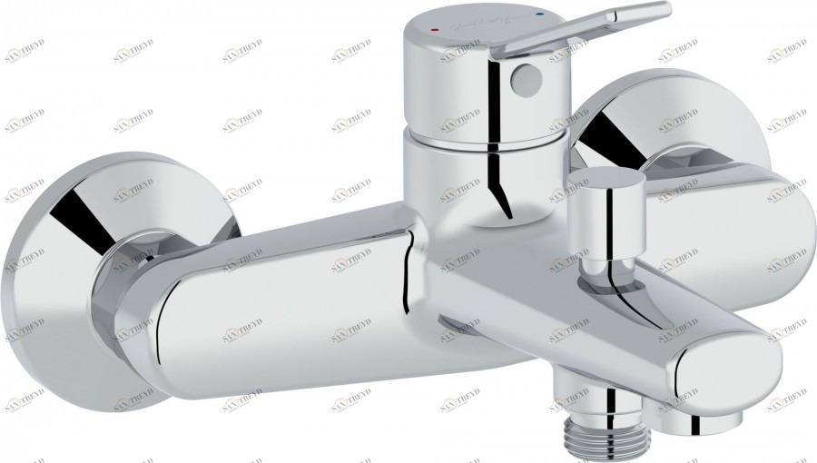 E24160RU-CP Смеситель для ванны и душа Jacobdelafon EO Santreyd