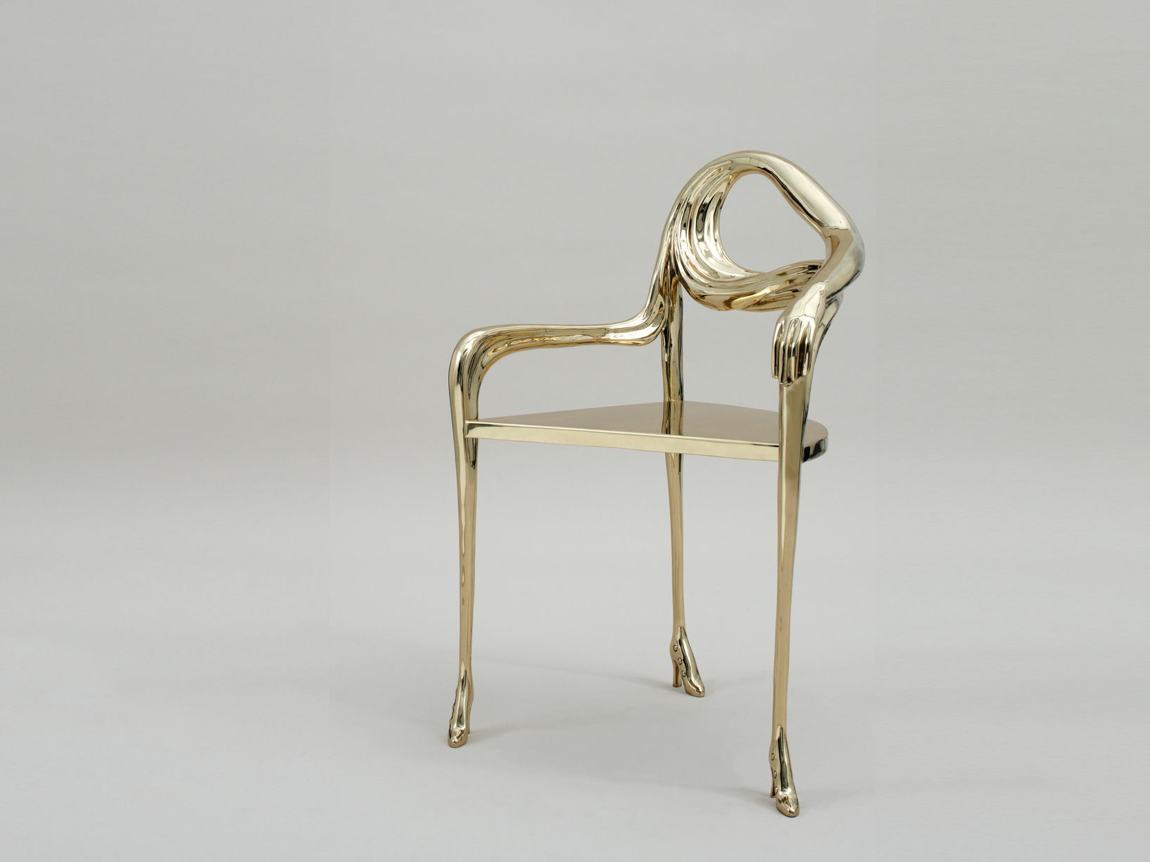Латунный стул с подлокотниками BD Barcelona дали ARCH-00059423 - Вид №4
