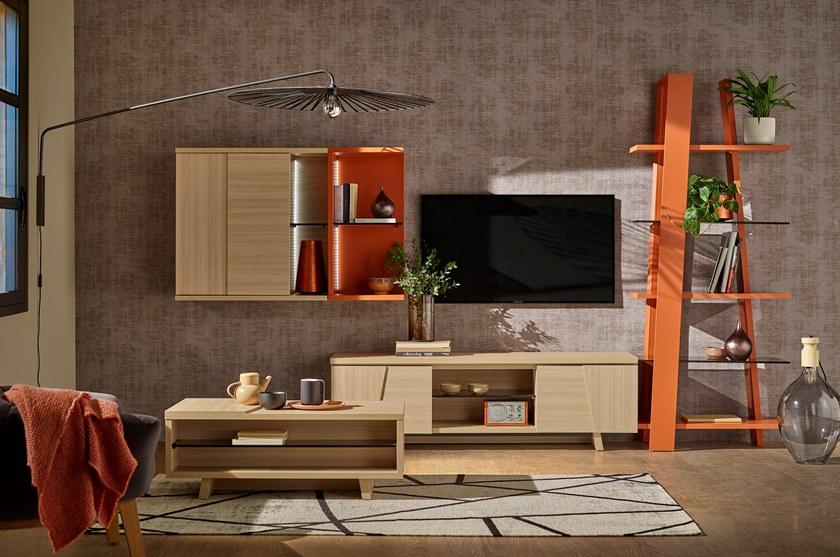 GAUTIER Низкая тумба под ТВ с распашными дверцами Arco sun-id-1413617 - Вид №2