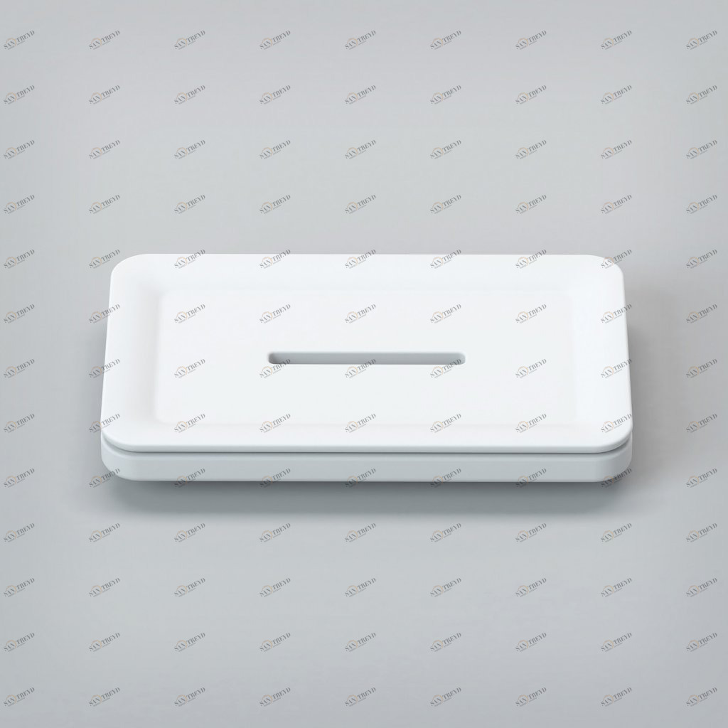 Мыльница настольная, прямоугольная, 10х16 CEZARES TITAN-RECT-SODP