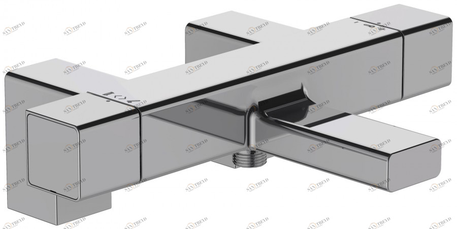 E9129-CP Термостатический смеситель для ванны/душа, устанавливаемый на деку Jacobdelafon STRAYT Santreyd
