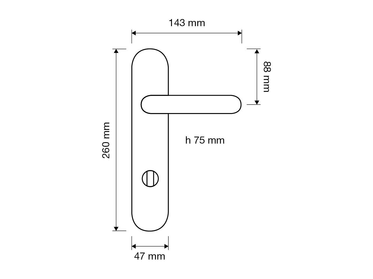 Латунная ручка на пластине LINEA CALI' Cavity ARCH-00033781 - Вид №5