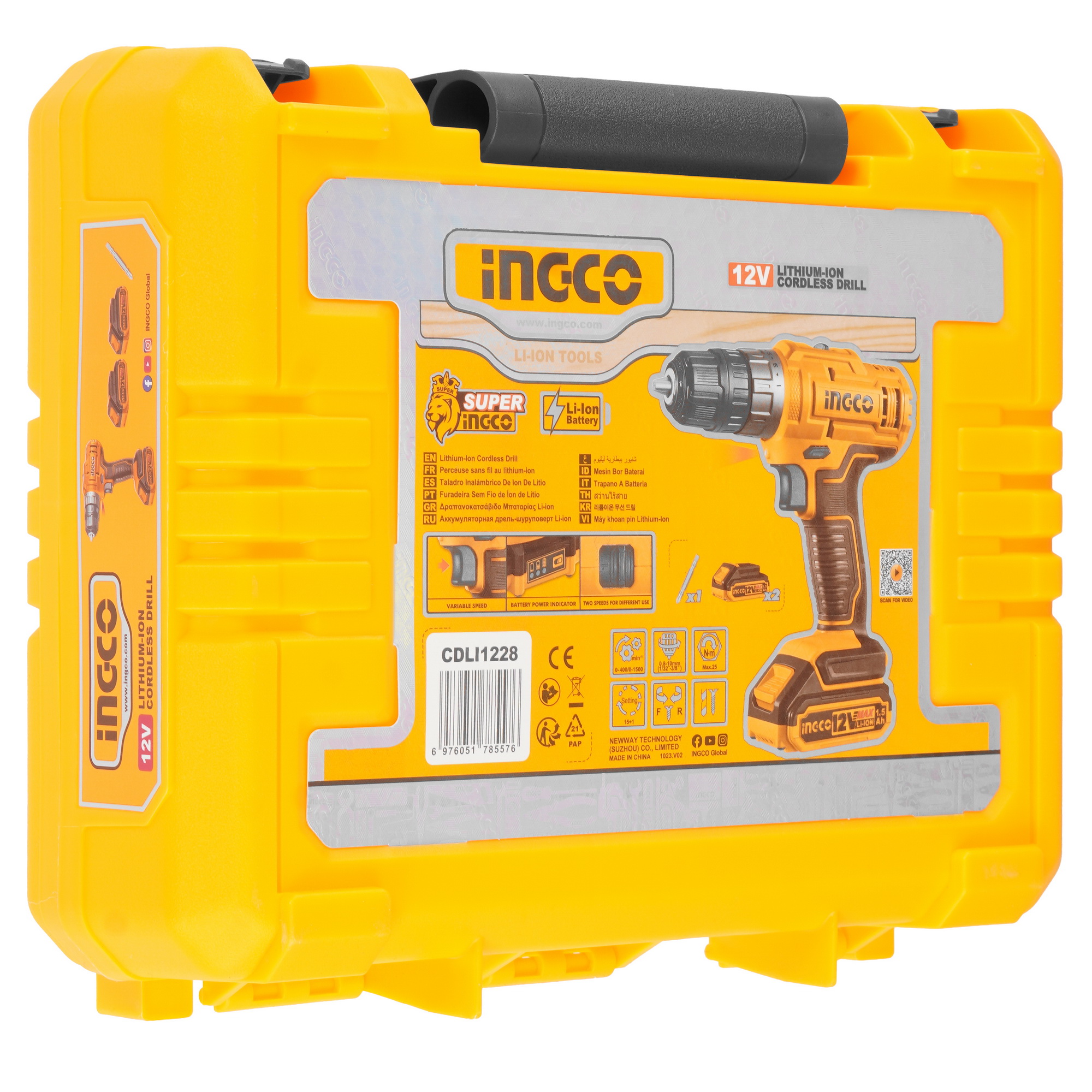 Дрель-шуруповерт INGCO CDLI1228 9213754 STDN-0061967 - Вид №8