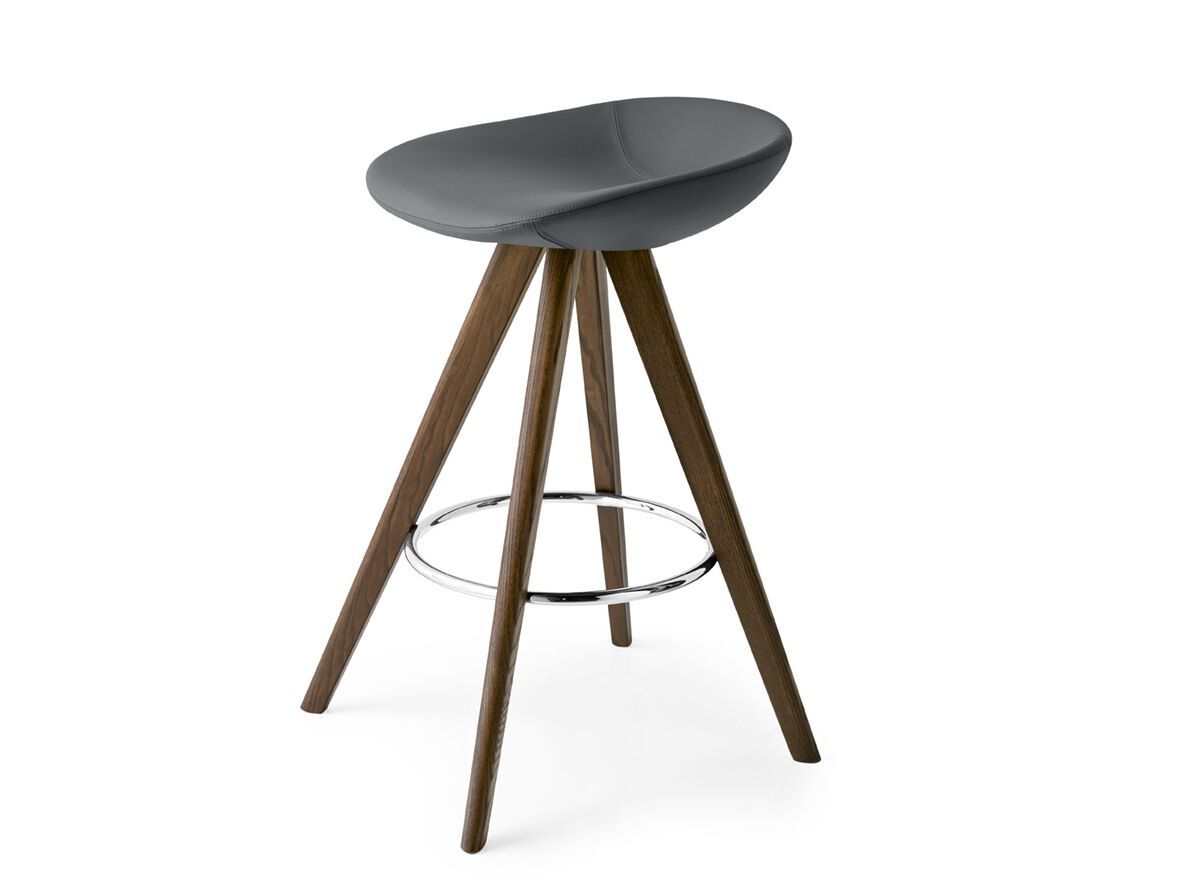 Табурет из массива дерева с подставкой для ног Calligaris PALM ARCH-00105219