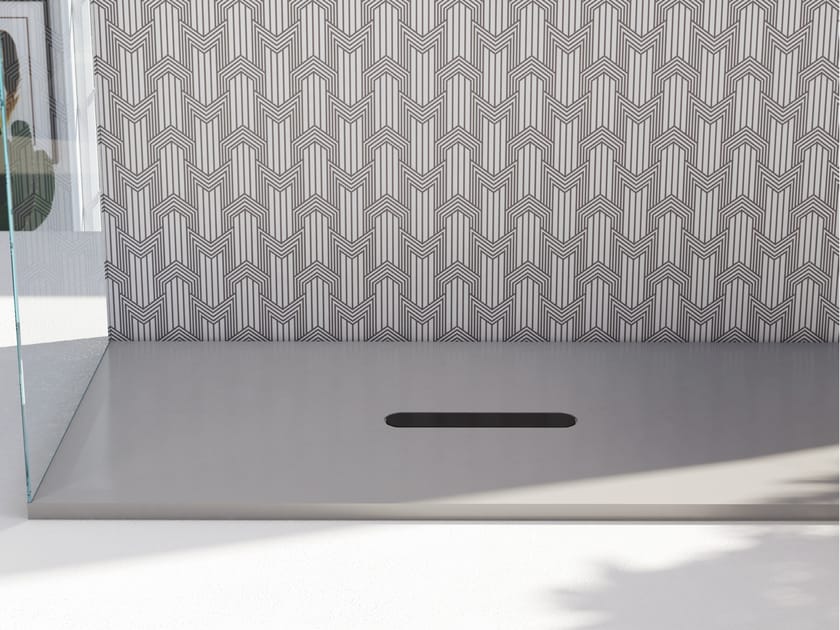 Нескользящий встроенный поддон для душа Luxolid® Relax Design VESUVIUS SOLID ARCH-00028743