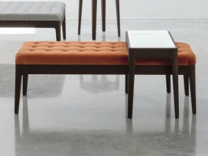 Porada Стеганая скамья, обитая тканью Iron