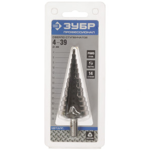 Сверло ступенчатое ЗУБР 29670-4-39-14_Z01 8123343