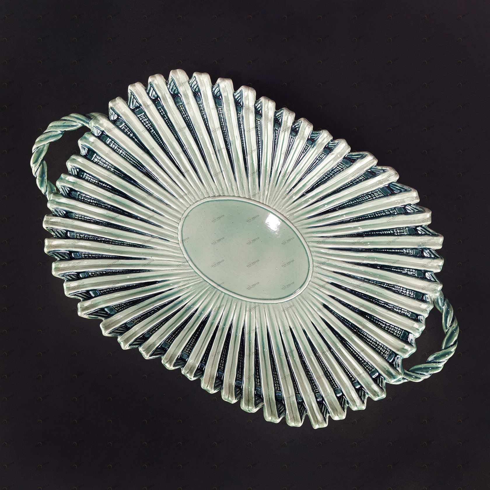 Хлебница (цветная) Голубой PROVANSFAIENCE sun-id-994705