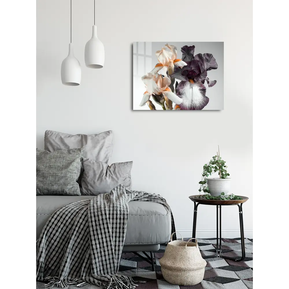 Картина на стекле "Цветочный флер" 80x60 см 82924220 STLM-2083113 ARTABOSKO  - Вид №4