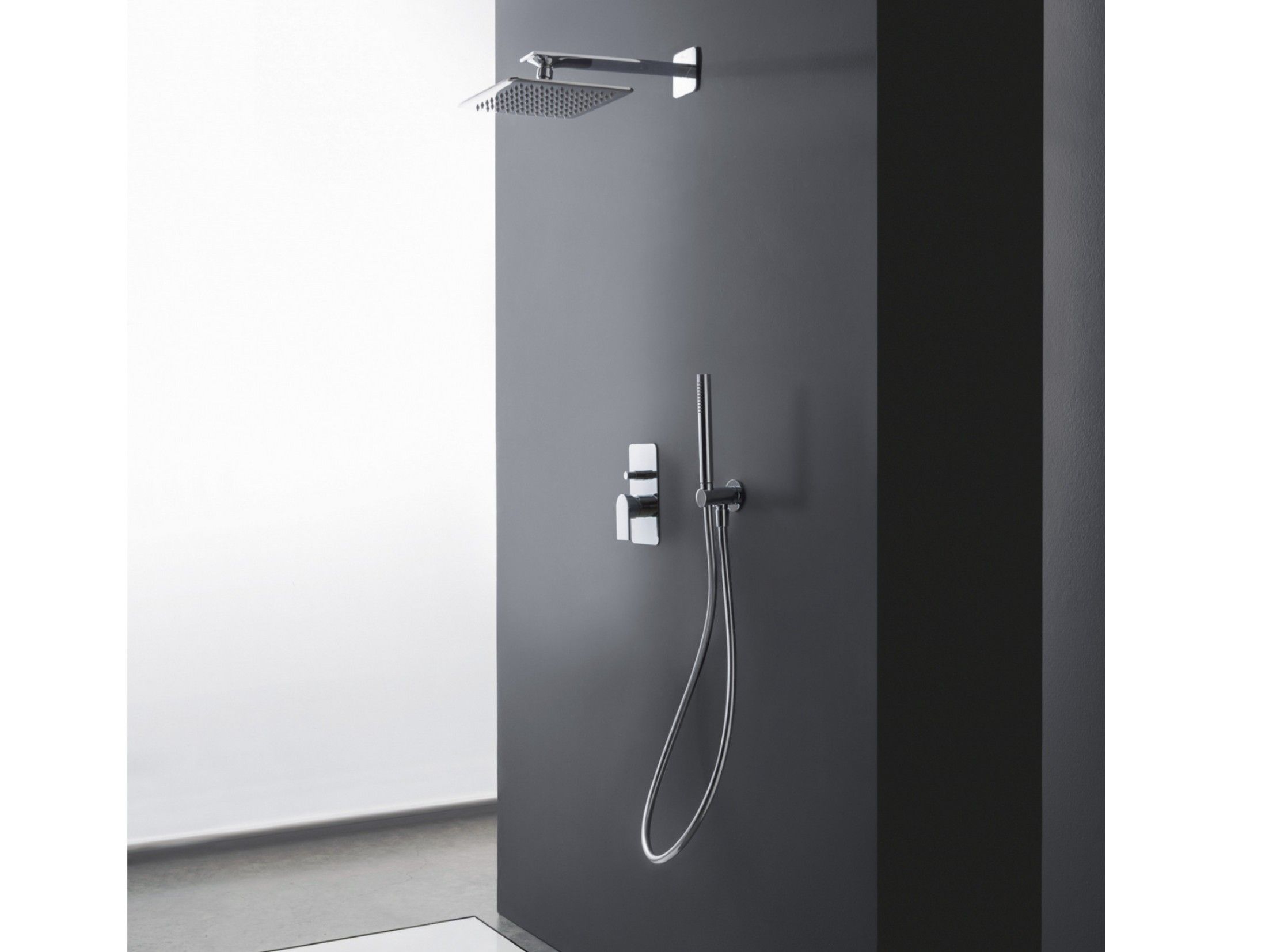 Латунный встраиваемый смеситель для душа с душем Rubinetterie Treemme Ran ARCH-00067759 - Вид №1