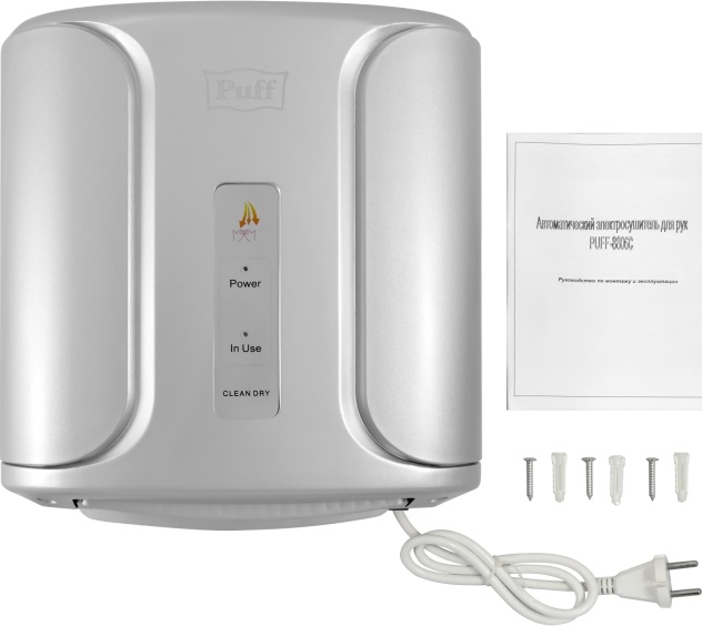 1401.318 Сушилка для рук высокоскоростная 8806C PUFF  - Вид №6