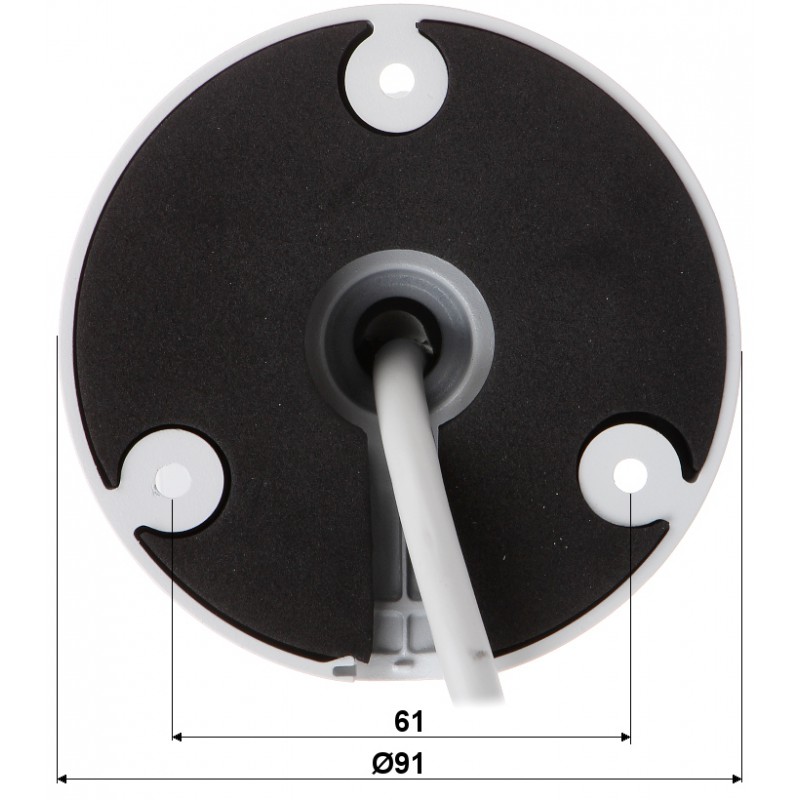 DH-IPC-HFW2431TP-ZS Видеокамера ip уличная цилиндрическая 4mп; 1/3" 4mп cmos; моторизированный объектив: 2,7-13,5мм; сжатие: h.265+/h.265/h.264+/h.264;разрешение и скорость трансляции видео: 4mп(1~20к/с)/3мп@(1~25к/с); чувствительность: 0.03лк/f1.4(цвет Santreyd  - Вид №4