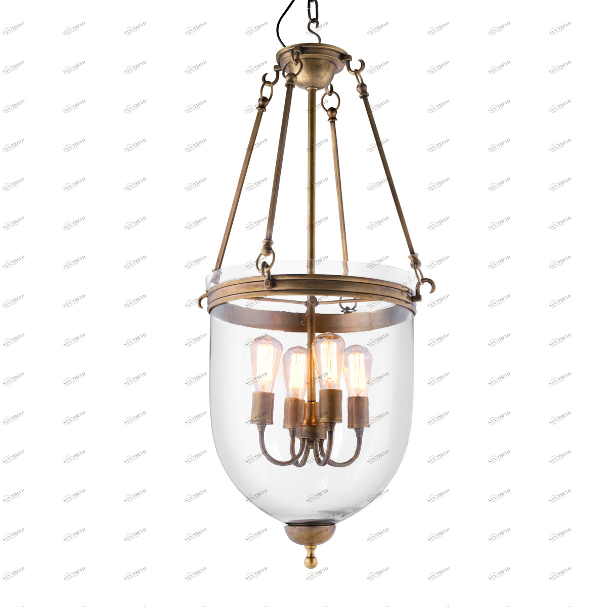 Фонарь Cameron M от Eichholtz бронза 109238 EICHHOLTZ ДИЗАЙНЕРСКИЕ, EICHHOLTZ 060565 Прозрачный 