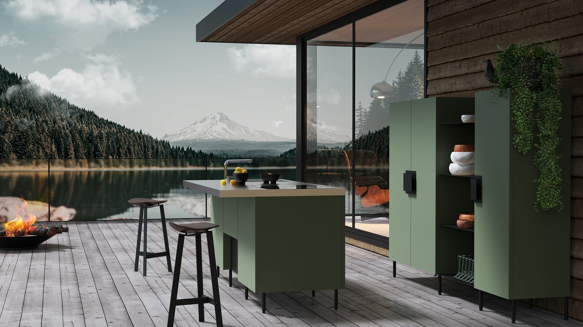 Электрическая уличная кухня из нержавеющей стали ABIMIS Àtria ARCH-00096589 - Вид №10