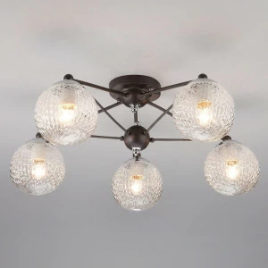 Потолочная люстра Eurosvet Karo 70077/5 графит EUROSVET KARO 184392 Серый