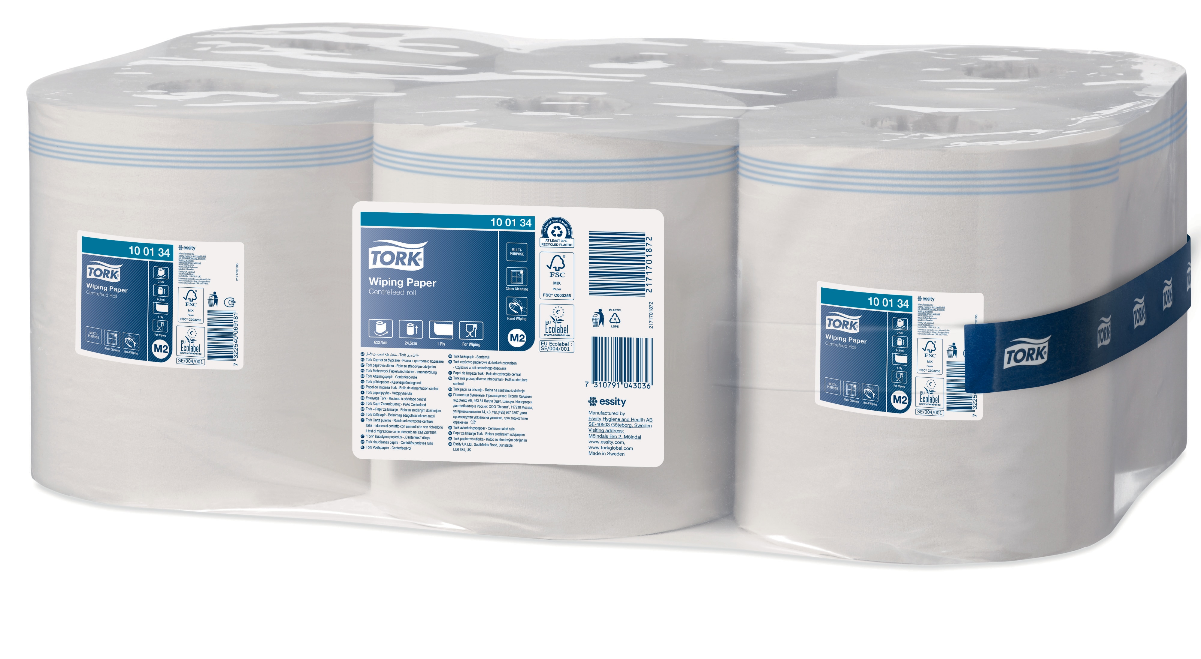 10013438 Бумажная салфетка для легких загрязнений Tork  - Вид №1