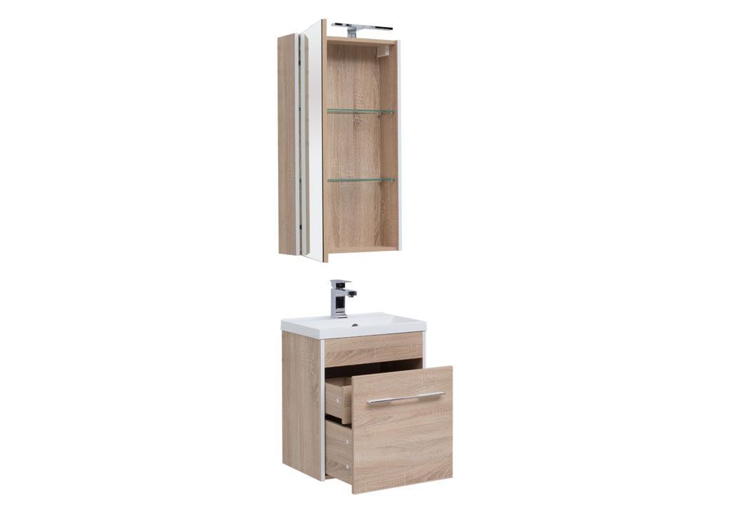 Мебель для ванной Aquanet Августа 50 дуб сонома 00225267 - Вид №1