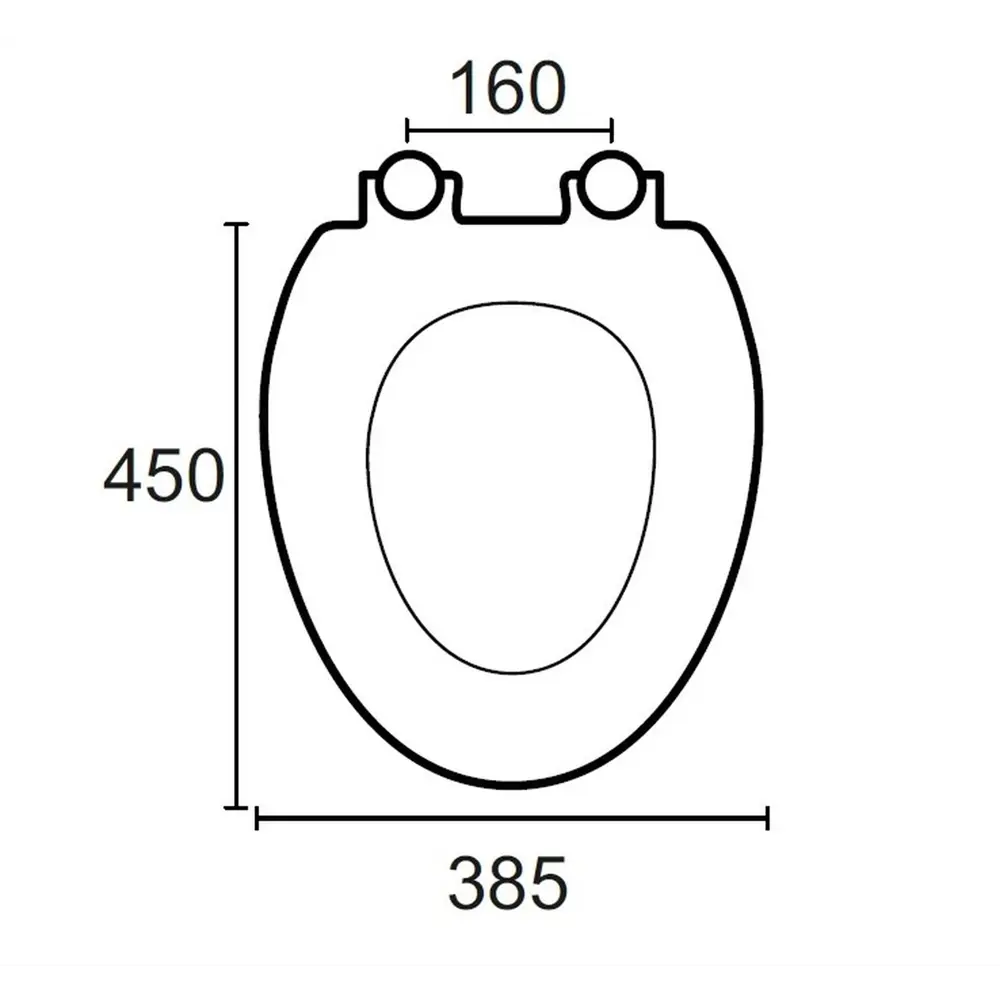 Сиденье для унитаза V белое WIRQUIN Без серии STLM-2172023 - Вид №6
