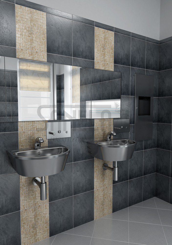 95300 Нержавеющее зеркало (600 x 400 мм) SANELA  - Вид №1