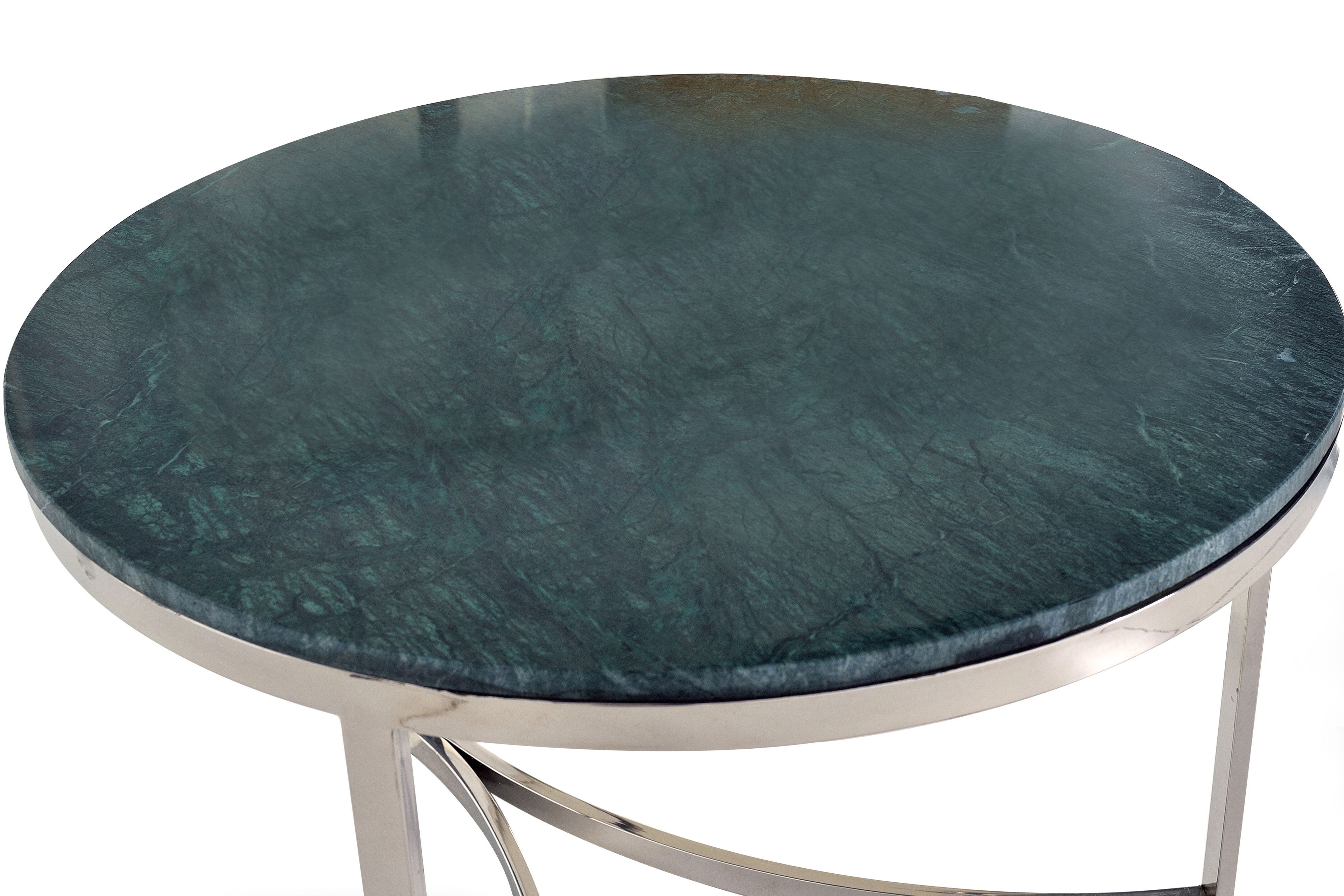 Высокий круглый мраморный журнальный столик Giner y Colomer 1225 ARCH-00050504 - Вид №1