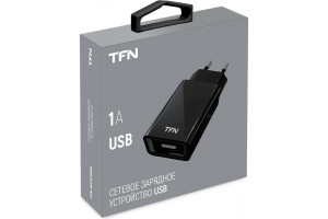 17505378 Сетевое зарядное устройство без кабеля 1A, черное -WC1U1ABK TFN