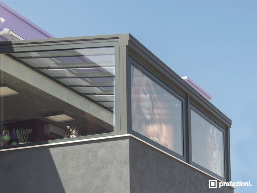 Навесная кровля с фиксированной крышей холодного разреза Protezioni ARCH-00108884 - Вид №1