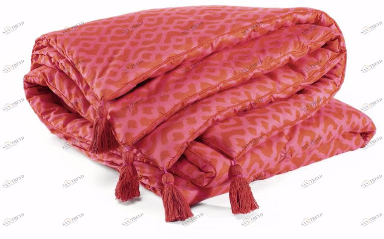 Élitis Одеяло с принтом из хлопка с графическими мотивами sun-id-1378318