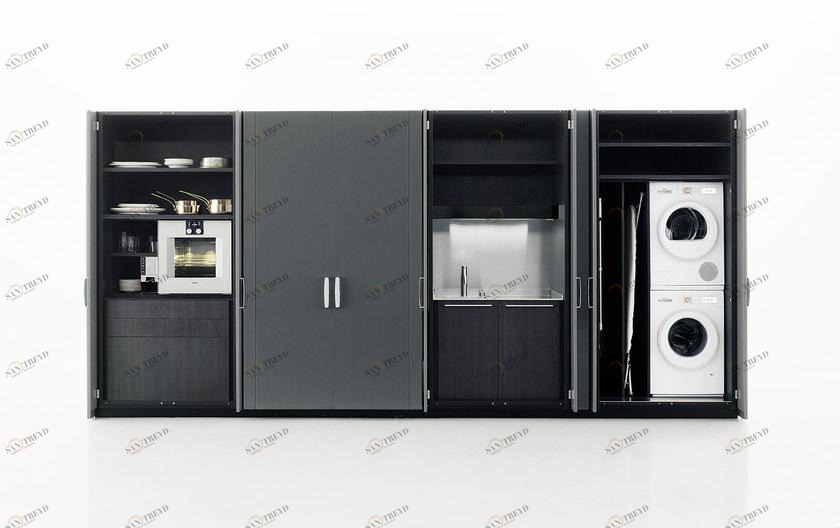 Boffi Кухонный / прачечный шкаф из дерева sun-id-1468042