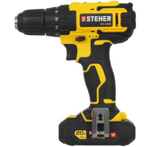 Дрель-шуруповерт STEHER CD-200-1 9927689