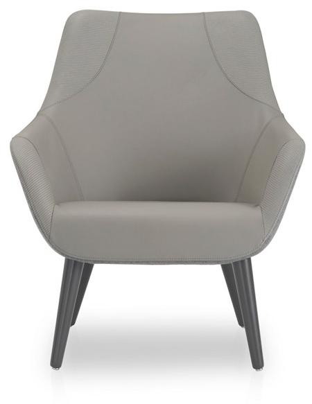 B&T Design Кожаное кресло с подлокотниками Lamy sun-id-1476104 - Вид №1