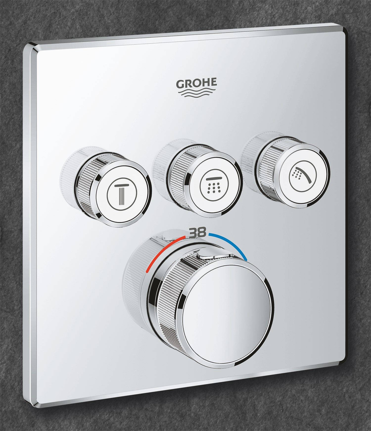 3-ходовой термостатический смеситель Grohe Grohtherm SmartControl ARCH-00128873 - Вид №13