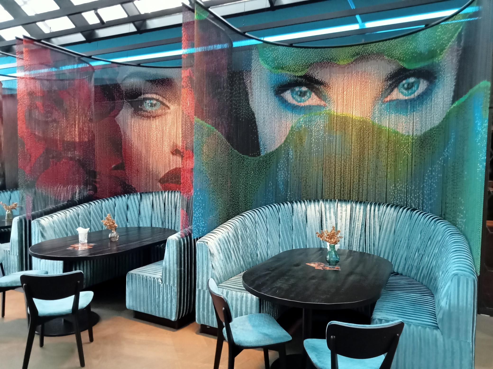 Алюминиевая проволочная палатка Kriskadecor SPACE DIVIDER - RESTAURANT ARCH-00050833 - Вид №16