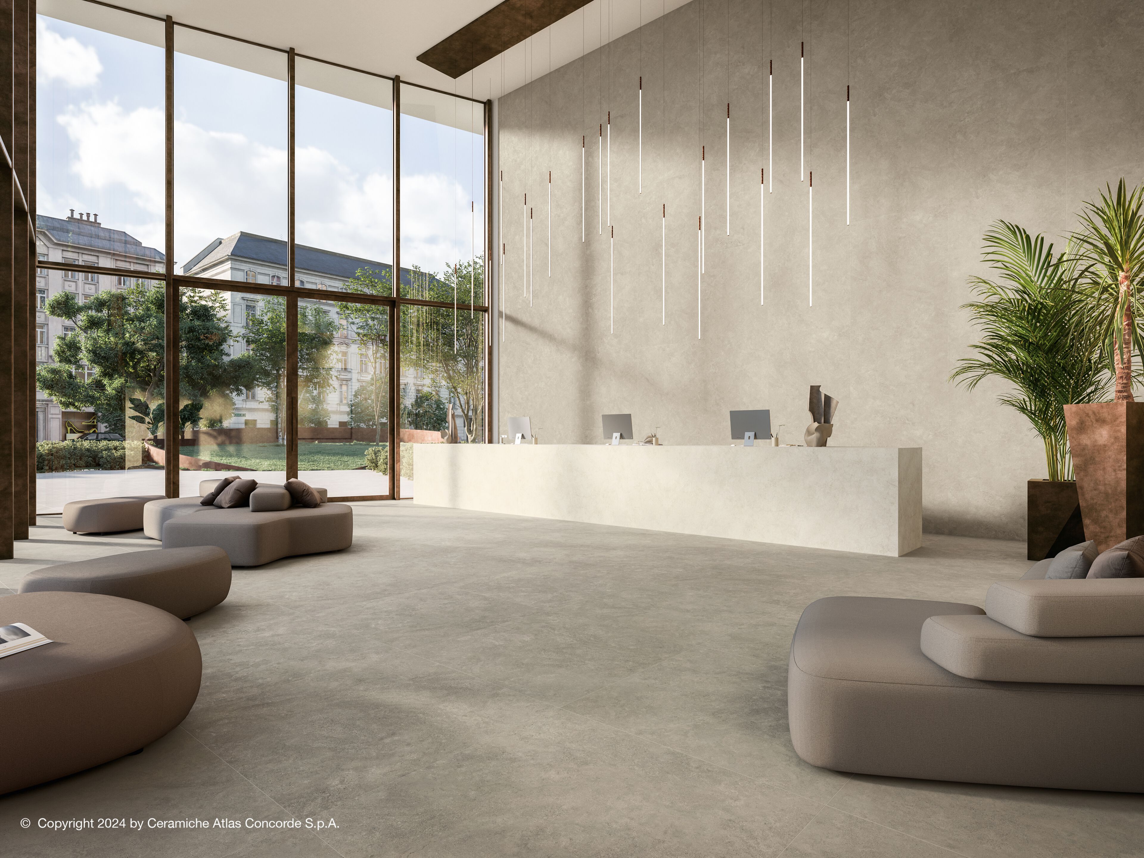 Пол / облицовка керамогранита с эффектом камня Atlas Concorde Boost Icor ARCH-00113949 - Вид №1